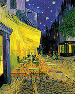 van gogh, The Café Terrace on the Place du Forum, masterpieces of art