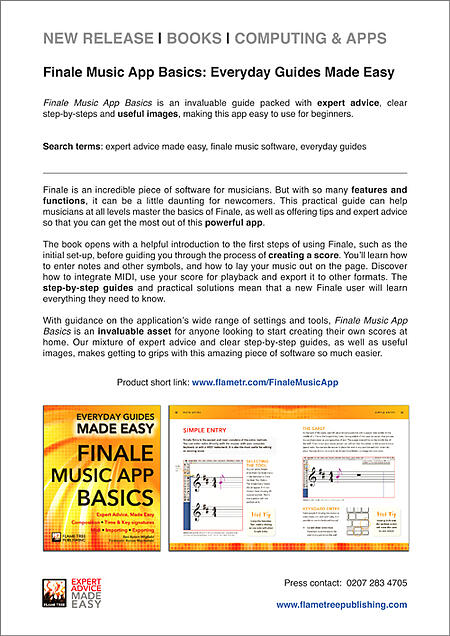 Finale Music Press Release