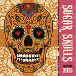 sugarskulls, art calendars, 2015 calendars, flame tree calendar, 