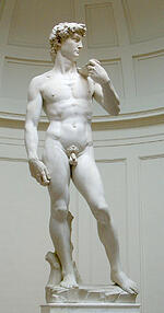 michelangelo's david,  masterpeices of art,