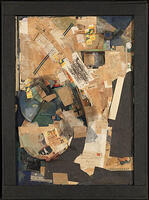  Kurt Schwitters, Picture of Spatial Growths - Picture with Two Small Dogs
