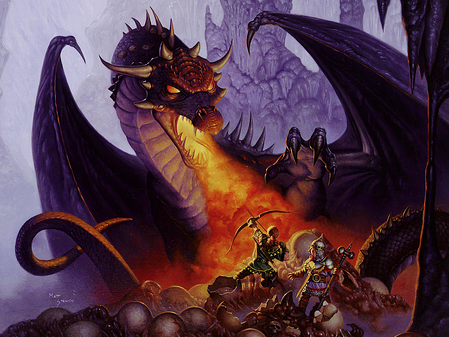 Dragon Art, Digital Art inside pages for iPad