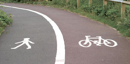 running made easy, paths, cycle routes
