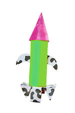 kids toy rocket, bicarbonate of soda