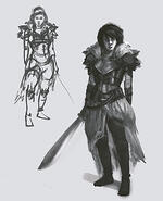 warior heroine part 1, fantasy illustration, 