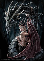 anne stokes, fantasy art