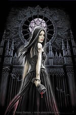 anne stokes, vampires, digital art