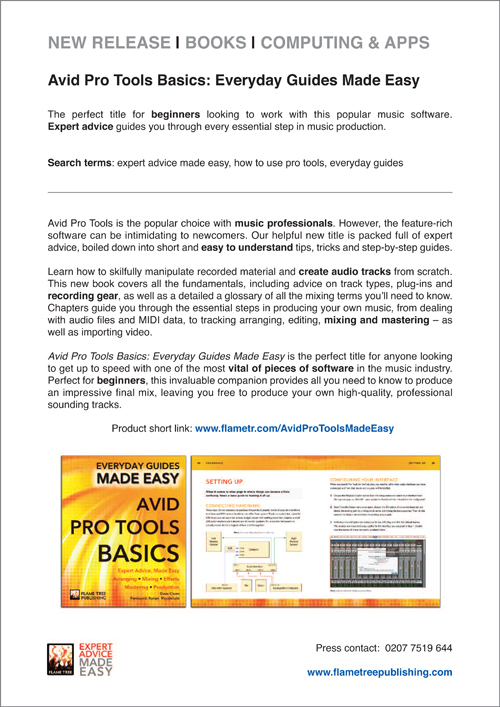 Avid Pro Tools Basics Everyday Guides Made Easy