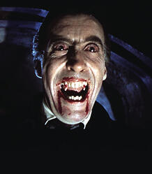 gothic horror, christopher lee