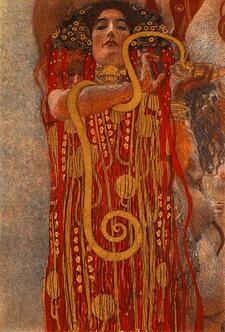 art nouveau artists, Hygieia