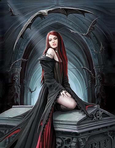Gothic Fantasy Art: Vampires