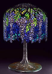 art of fine gifts, wisteria table lamp