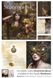 Steampunk, illustrated ebooks, fantasy art, digital art
