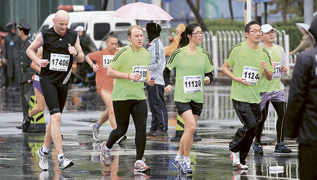 running made easy, wet weather