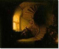 Rembrandt Philosopher in Meditation