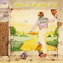 Elton John Goodbye Yellow Brick Road cover