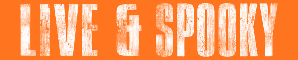 Live & Spooky blog header