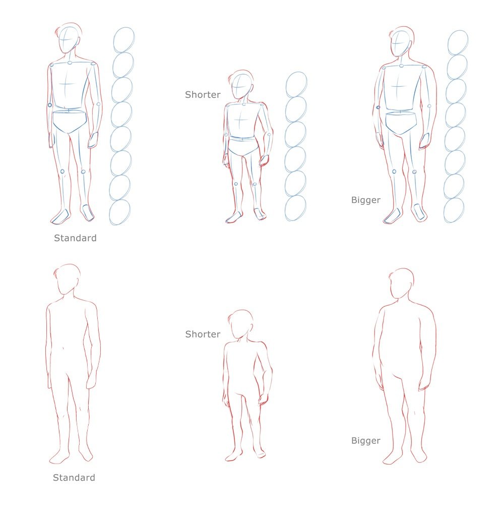 Drawing Different Body Types