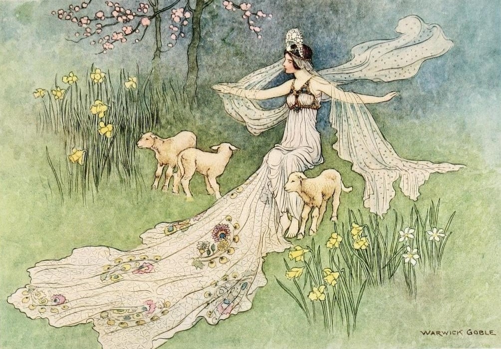 Tracer in the Art Style of Warwick Goble